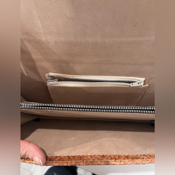 Vintage Pierre Cardin Croc leather shoulder handbag purse - Picture 9 of 10